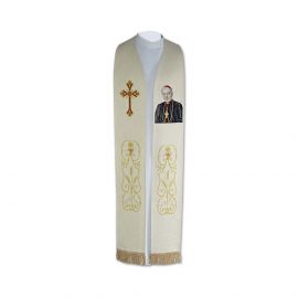 Stuła haftowana Kardynał Stefan Wyszyński (3) - ROK LITURGICZNY HASŁO