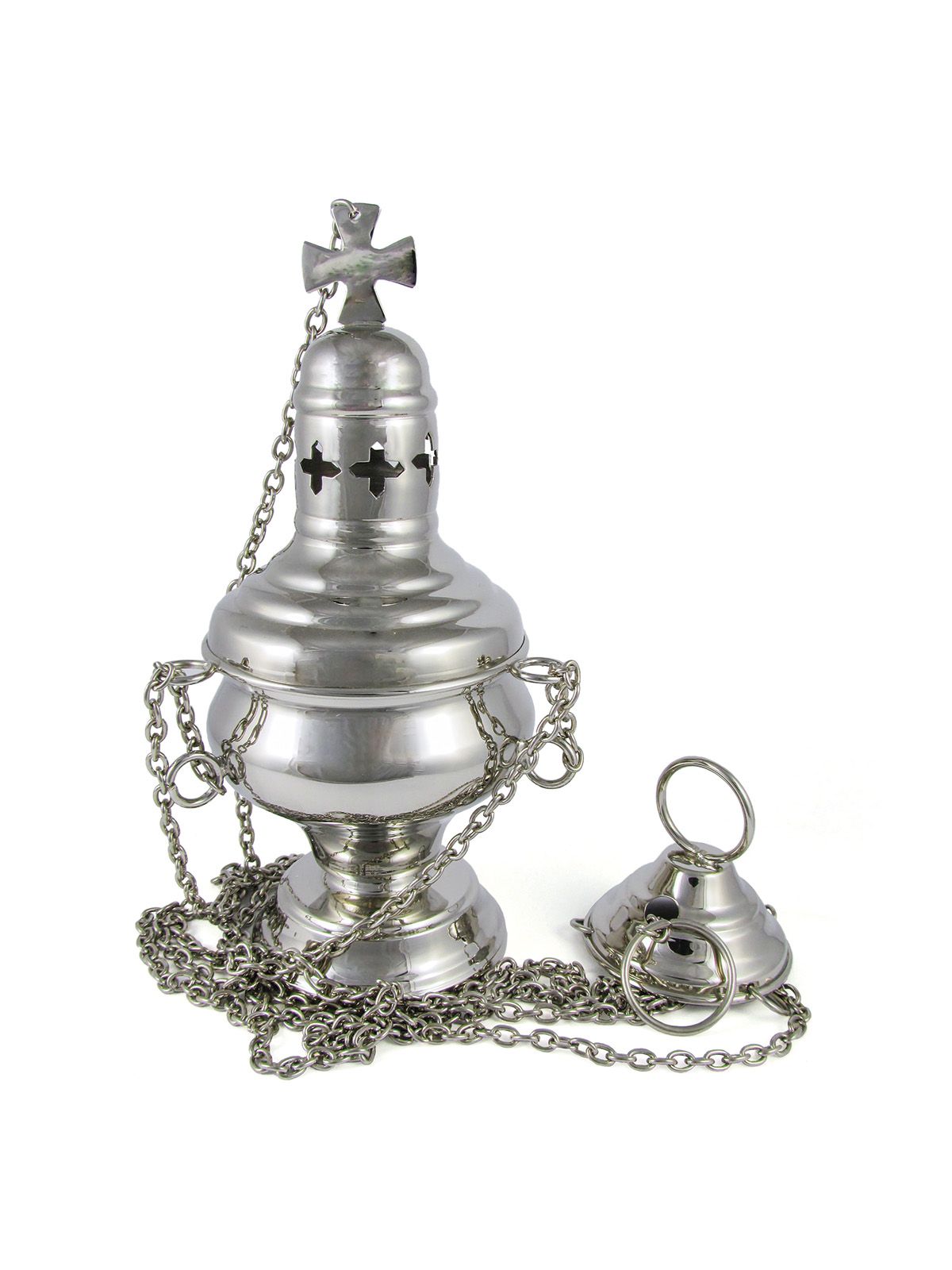 Trybularz 20 cm, niklowany (A1) - TRYBULARZE, ŁÓDKI - Nowość