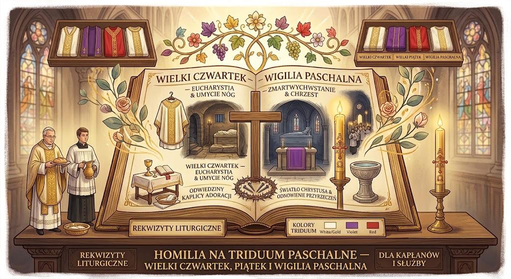 Homilia na Triduum Paschalne — Wielki Czwartek, Piątek i Wigilia Paschalna