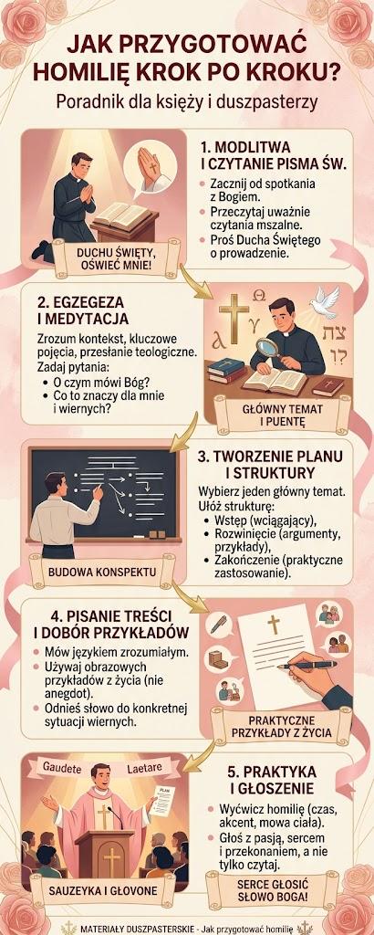 Jak przygotować homilię krok po kroku? Poradnik dla księży i duszpasterzy
