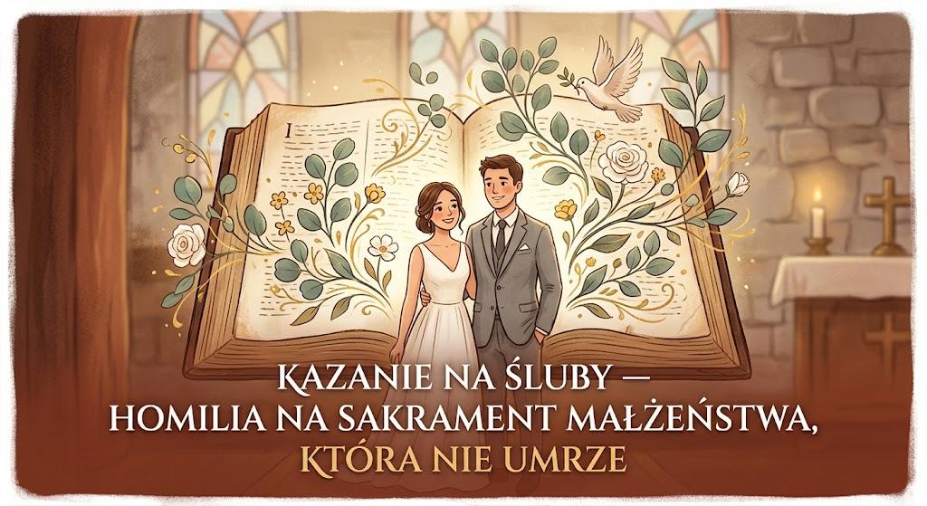 Kazanie na śluby — homilia na sakrament małżeństwa, która nie umrę albo nie umrze