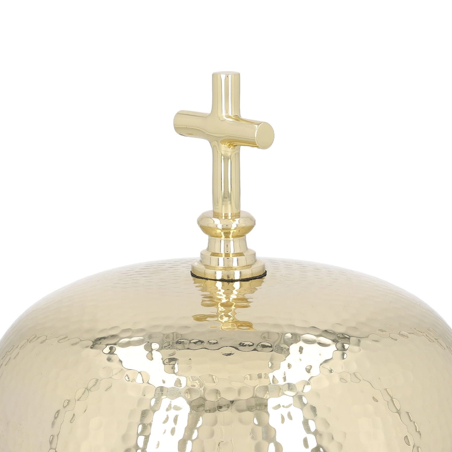 Gong mosiężny, pojedynczy wysokość 20 cm (5) - GONGI, SYGNATURKI - zdjęcie 3