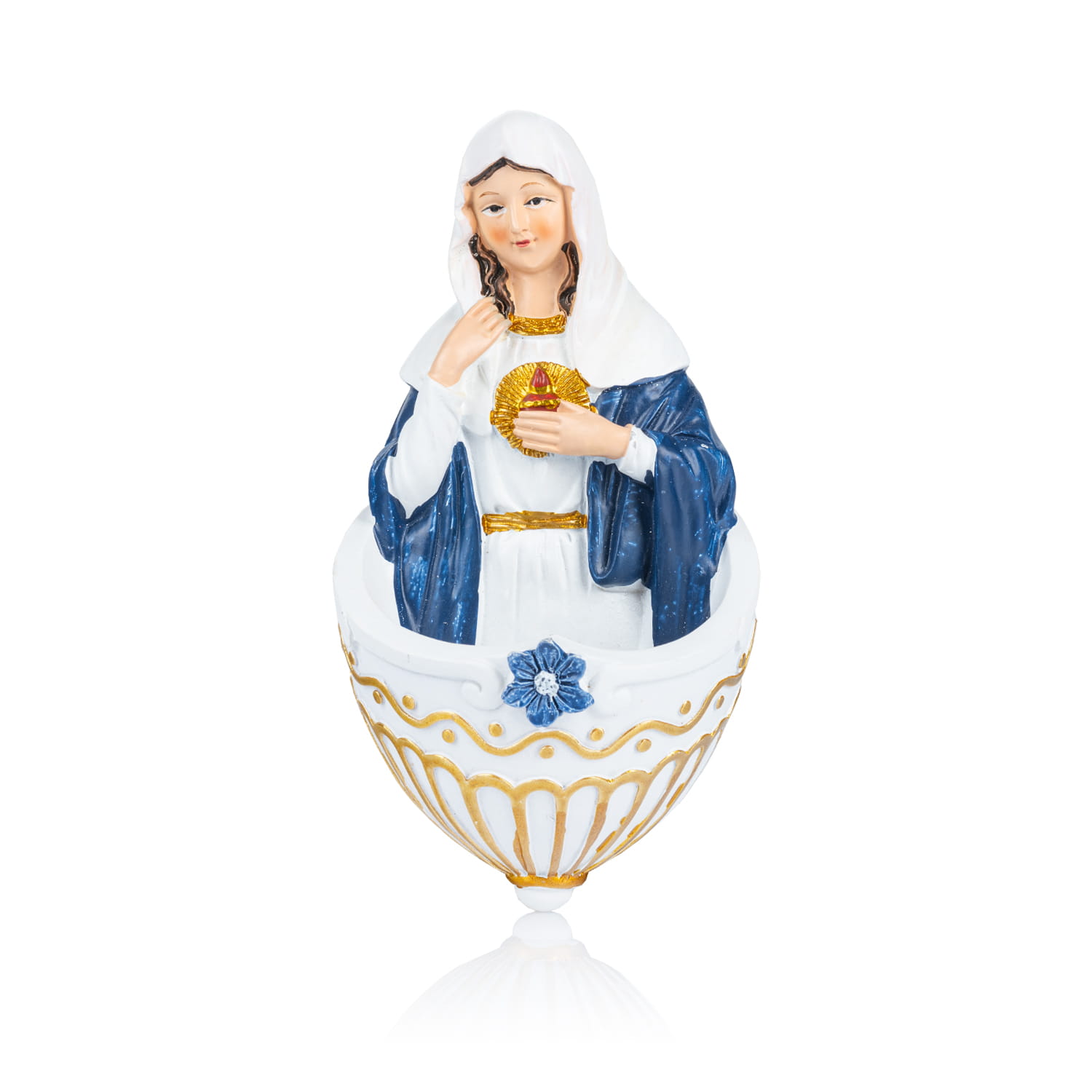 Kropielnica - Serce Maryi - 14 cm - KROPIELNICE I KROPIDŁA - Nowość