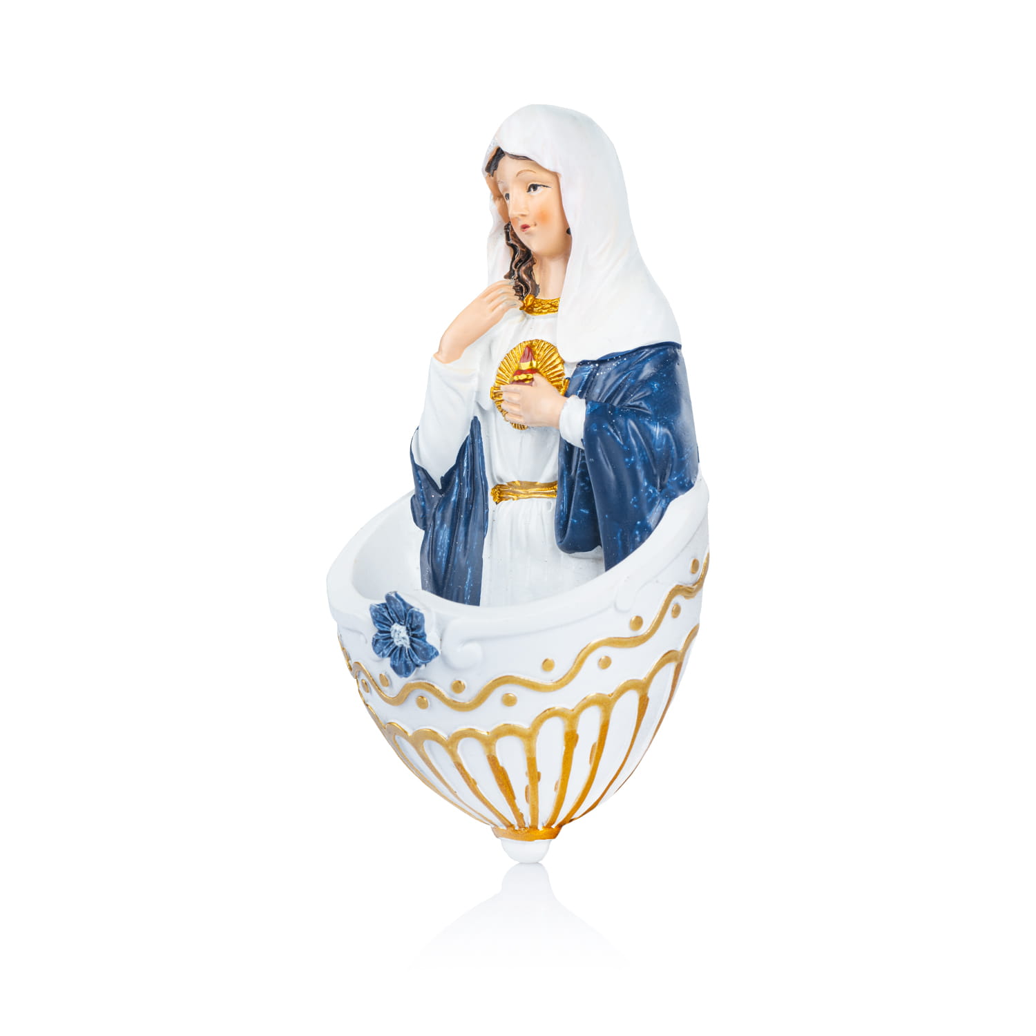 Kropielnica - Serce Maryi - 14 cm - KROPIELNICE I KROPIDŁA - zdjęcie 3