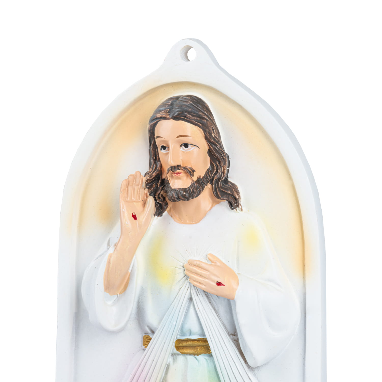 Kropielnica - Jezus Miłosierny - 15 cm - KROPIELNICE I KROPIDŁA - zdjęcie 2