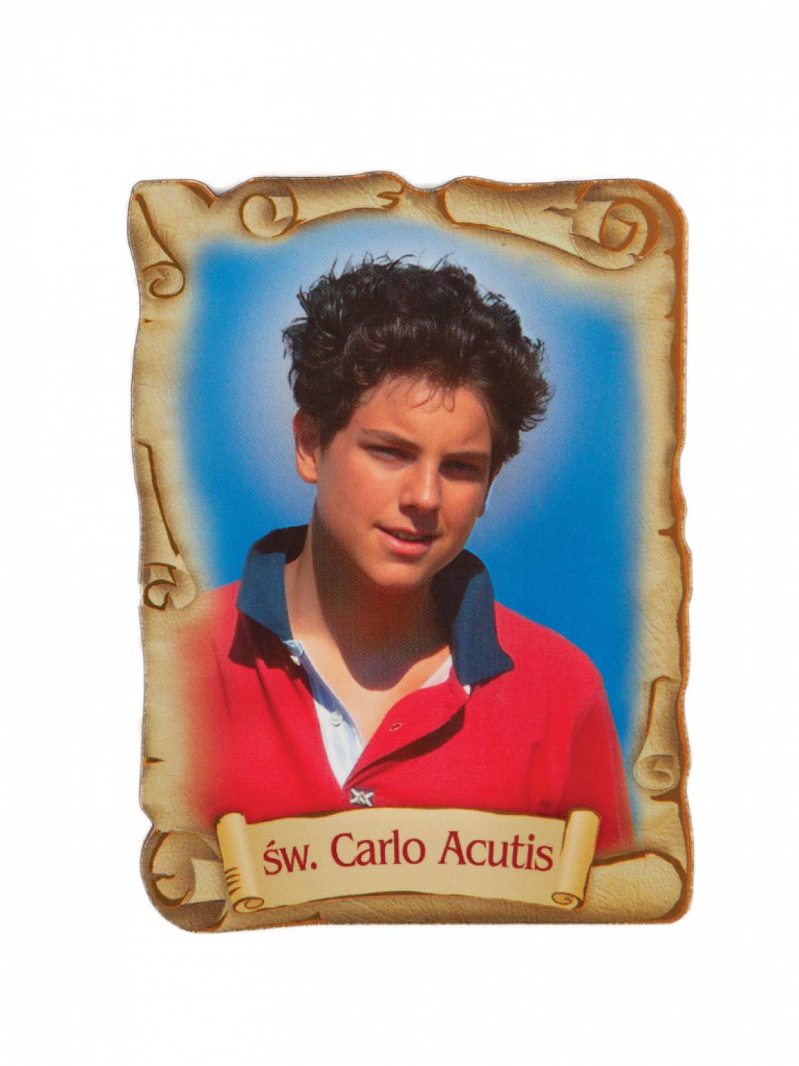 Magnes metalizowany - św. Carlo Acutis