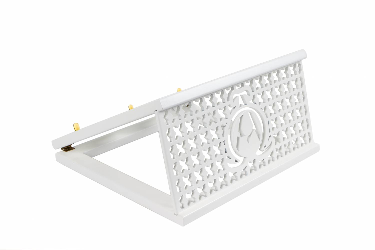 Pulpit pod mszał biały - Alfa i Omega