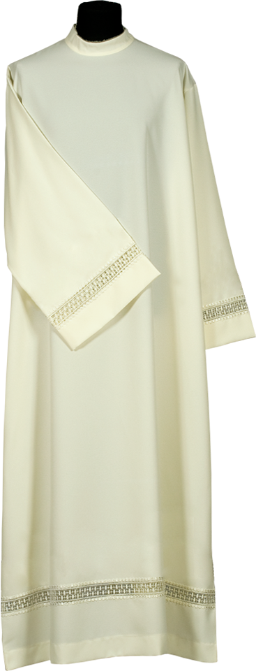 Alba kapłańska, LEN, wstawka koronkowa - Brak kategorii