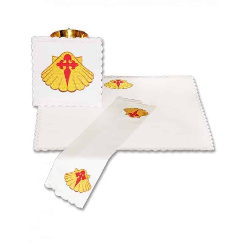 Bielizna kielichowa Muszle św. Jakuba - bawełna poliester