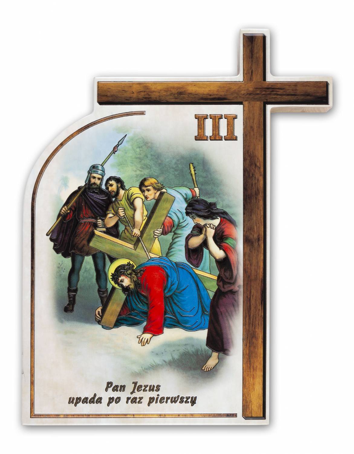 Droga Krzyżowa - Ceramika drewniana  (Komplet - 14 stacji) - STACJE DROGI KRZYŻOWEJ - zdjęcie 10