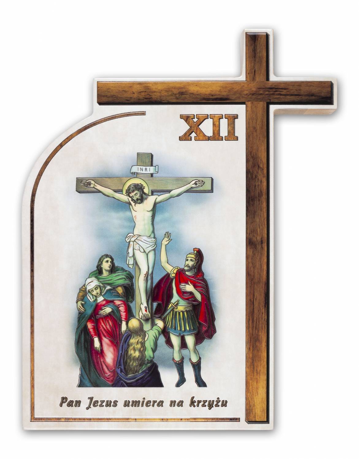 Droga Krzyżowa - Ceramika drewniana  (Komplet - 14 stacji) - STACJE DROGI KRZYŻOWEJ - zdjęcie 4