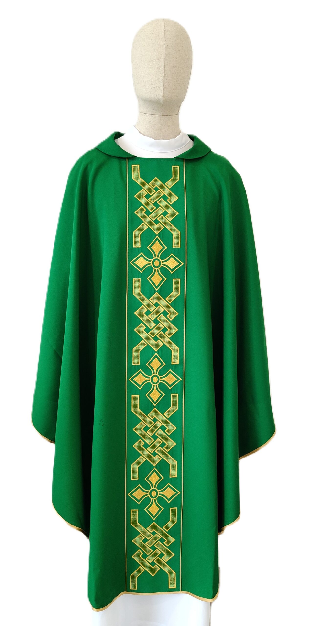 Ornat z pasem haftowanym -kolory liturgiczne (proszę wybrać) - Ornaty haftowane - zdjęcie 3