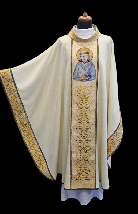 Ornat haftowany Święty Franciszek - Ornaty z wizerunkiem świętych