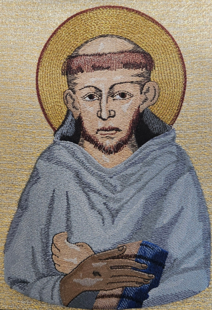 Ornat haftowany Święty Franciszek - Ornaty z wizerunkiem świętych - zdjęcie 6