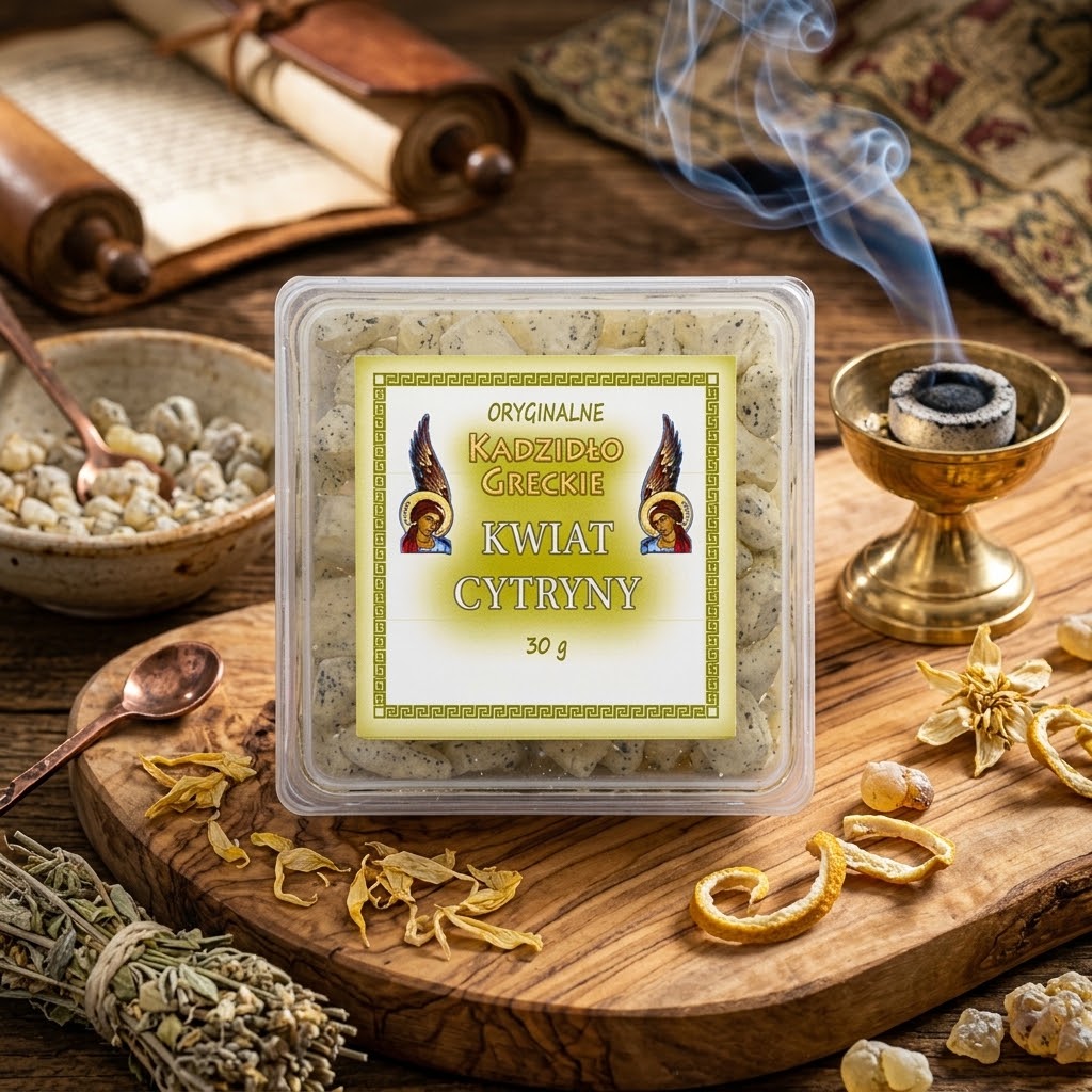 Kadzidło greckie ATENY – Kwiat cytryny, 30 g - KADZIDŁA, WĘGIELKI