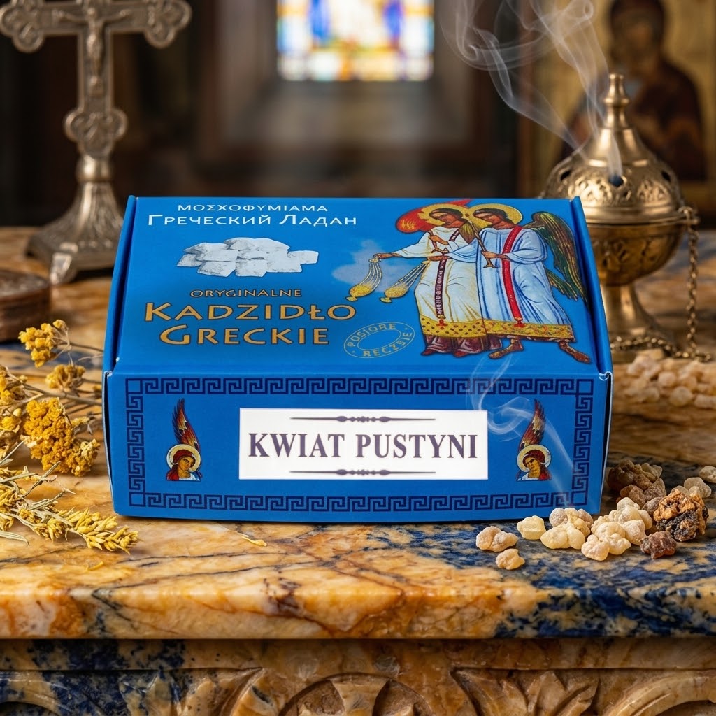 Kadzidło greckie Kwiat Pustyni – 50 g - KADZIDŁA, WĘGIELKI