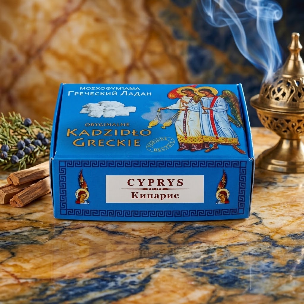 Kadzidło greckie Cyprys – 50 g - KADZIDŁA, WĘGIELKI