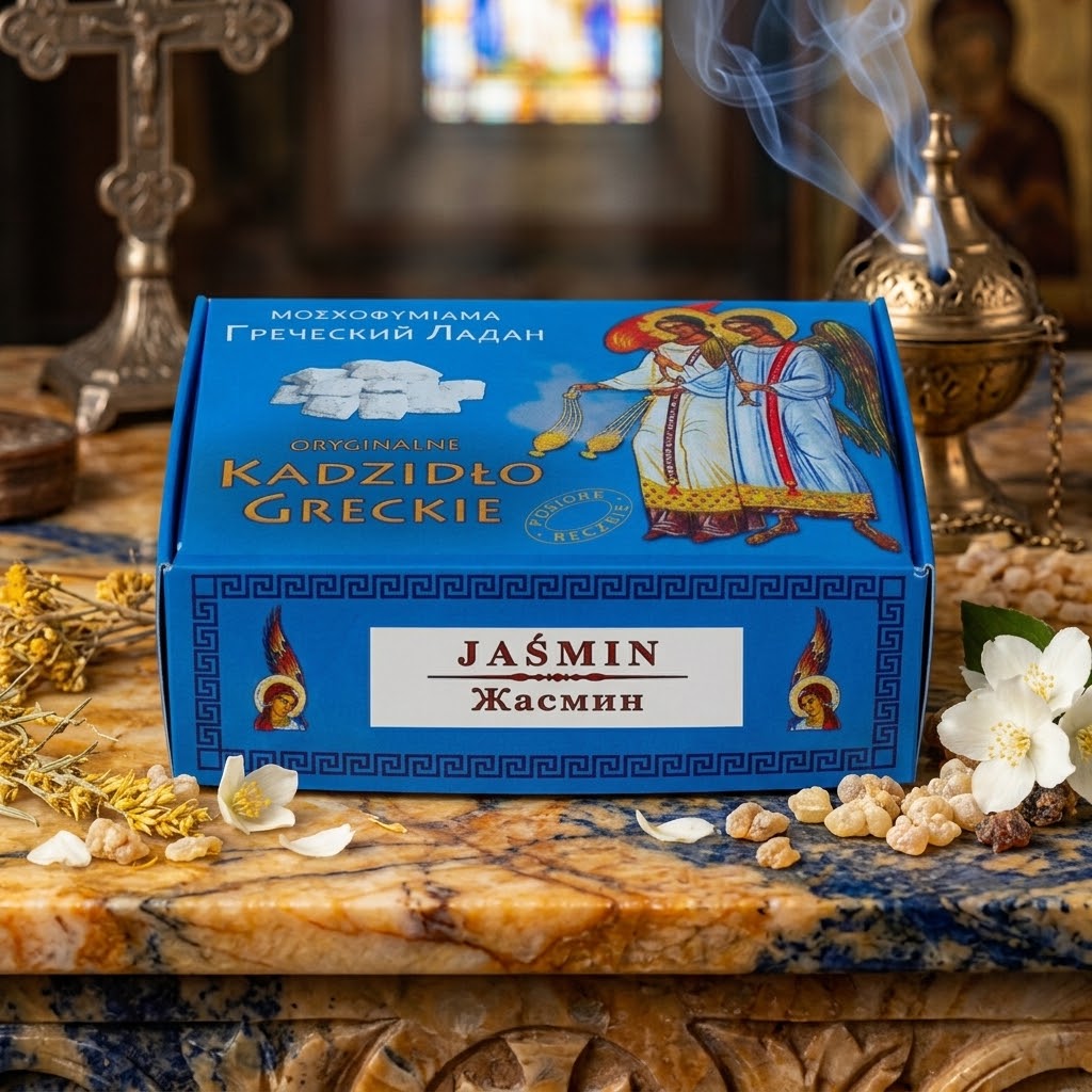 Kadzidło greckie Jaśmin – 50 g - KADZIDŁA, WĘGIELKI