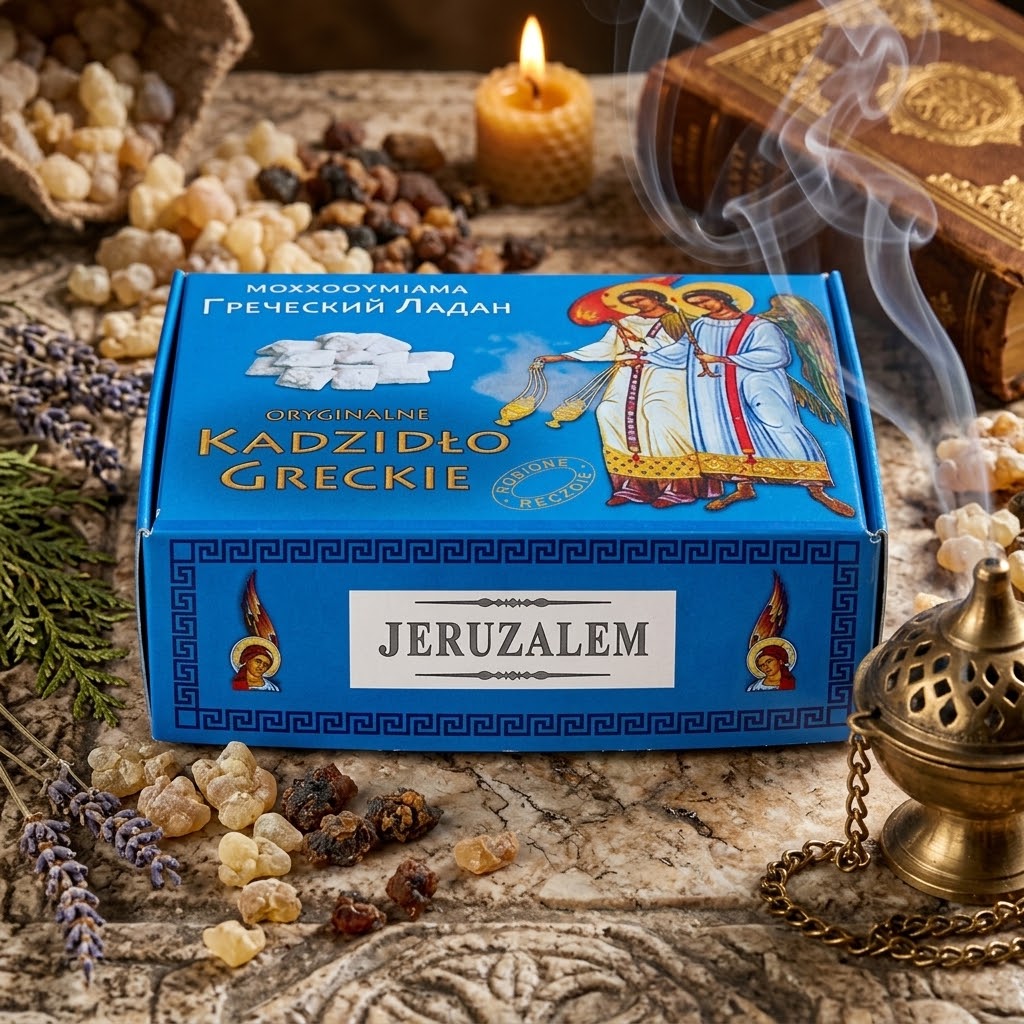 Kadzidło greckie Jeruzalem – 50 g - KADZIDŁA, WĘGIELKI