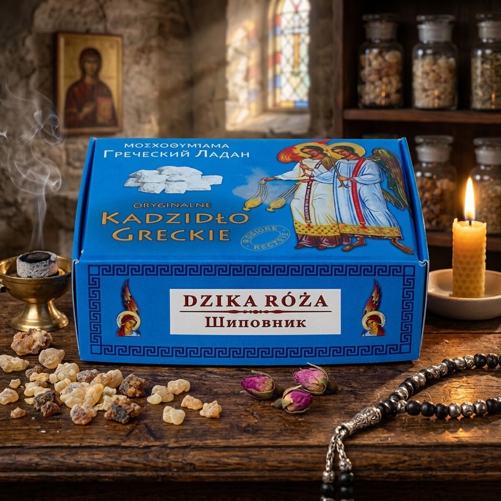 Kadzidło greckie Dzika Róża – 50 g - KADZIDŁA, WĘGIELKI