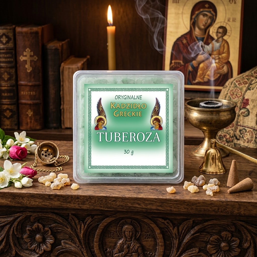 Kadzidło greckie ATENY – Tuberoza, 30 g - KADZIDŁA, WĘGIELKI