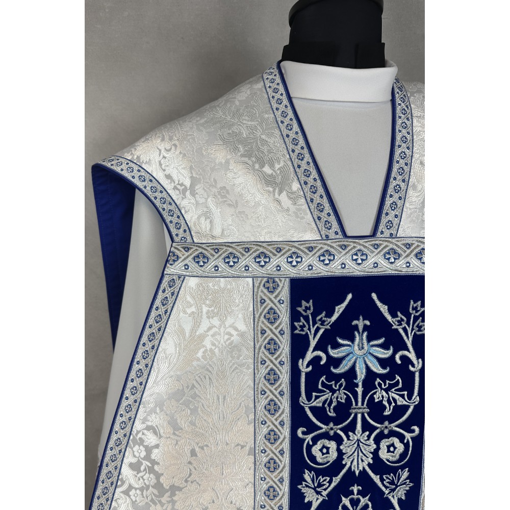 Ornat rzymski Maryjny - ecru (31) - Ornaty Maryjne - zdjęcie 3