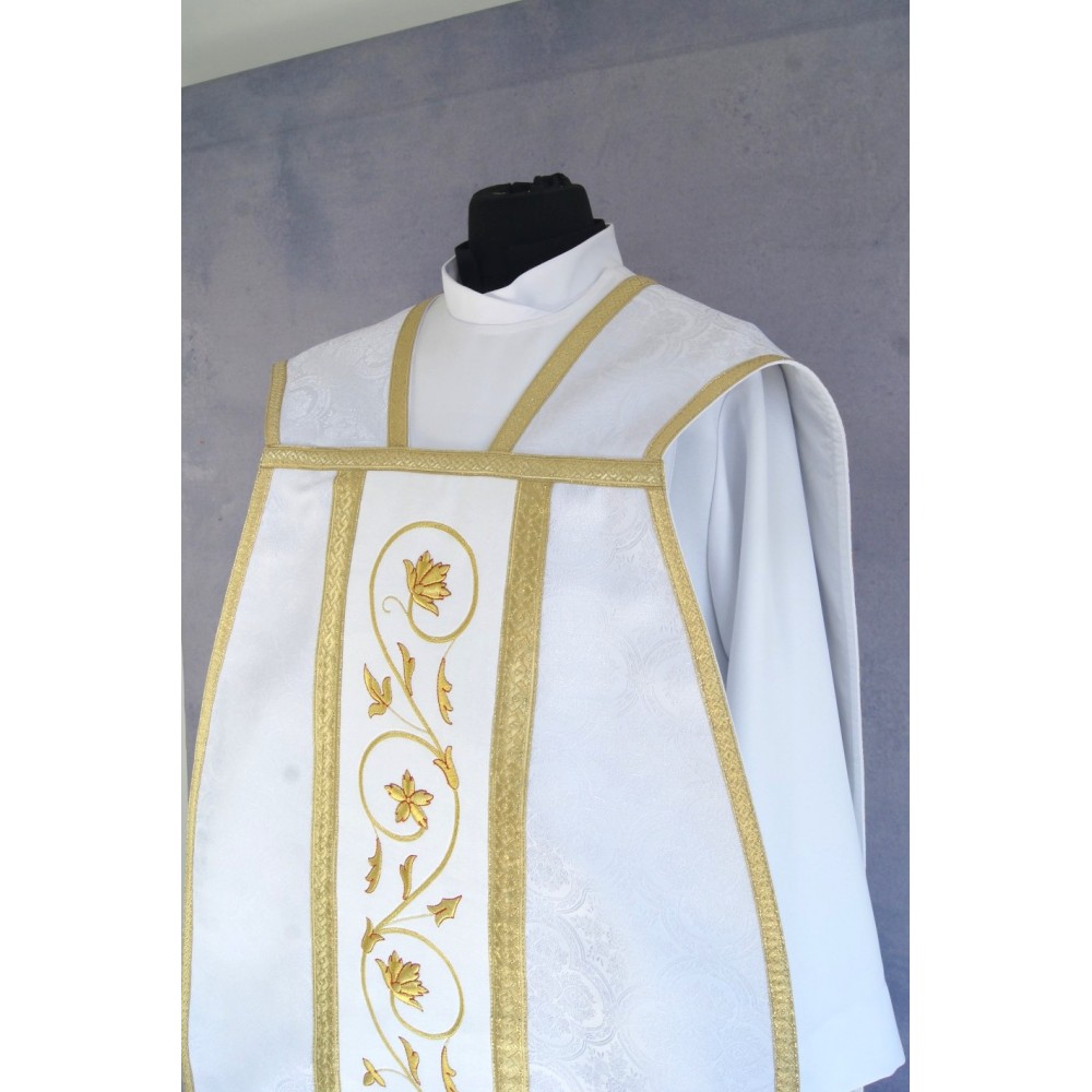 Ornat rzymski IHS - kolory liturgiczne, żakard (34) - Ornaty rzymskie - zdjęcie 15