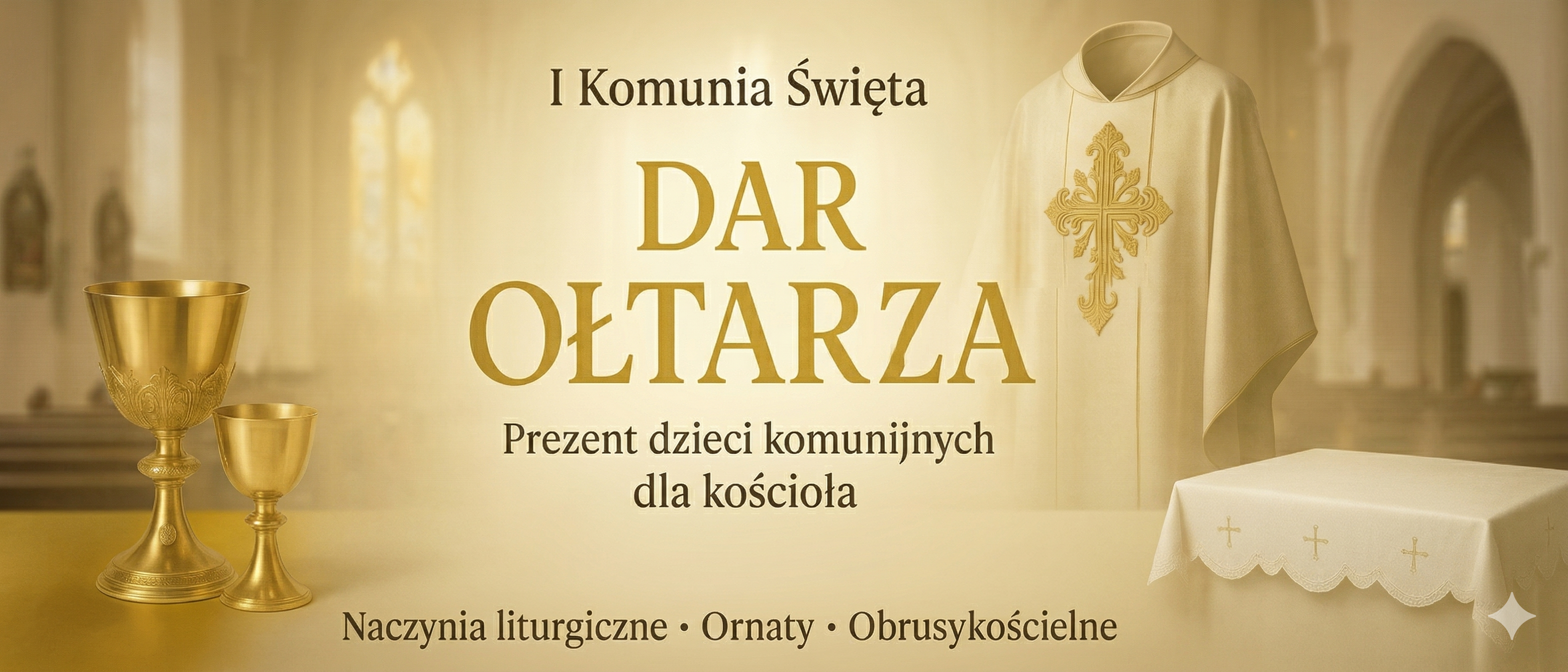 Dar ołtarza – prezent dzieci komunijnych dla kościoła